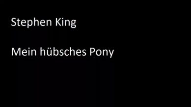 Stephen King – Mein hübsches Pony (re)