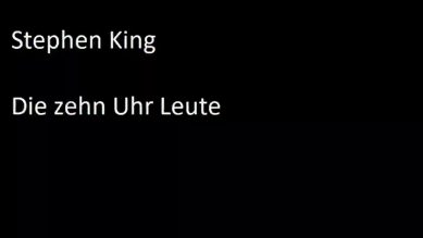 Stephen King – Die zehn Uhr Leute